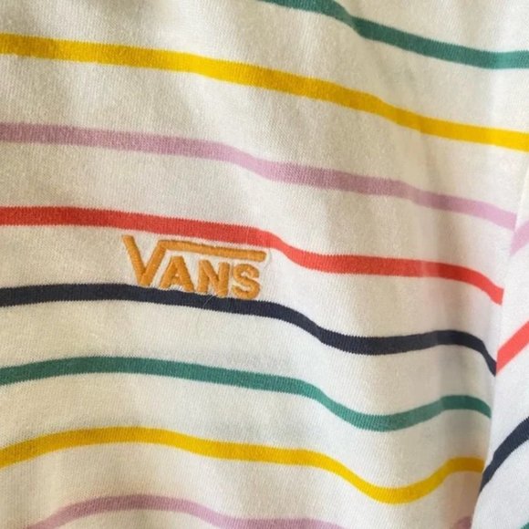 VANS • Skate Stripe Crop Polo Tee - Picture 3 of 3